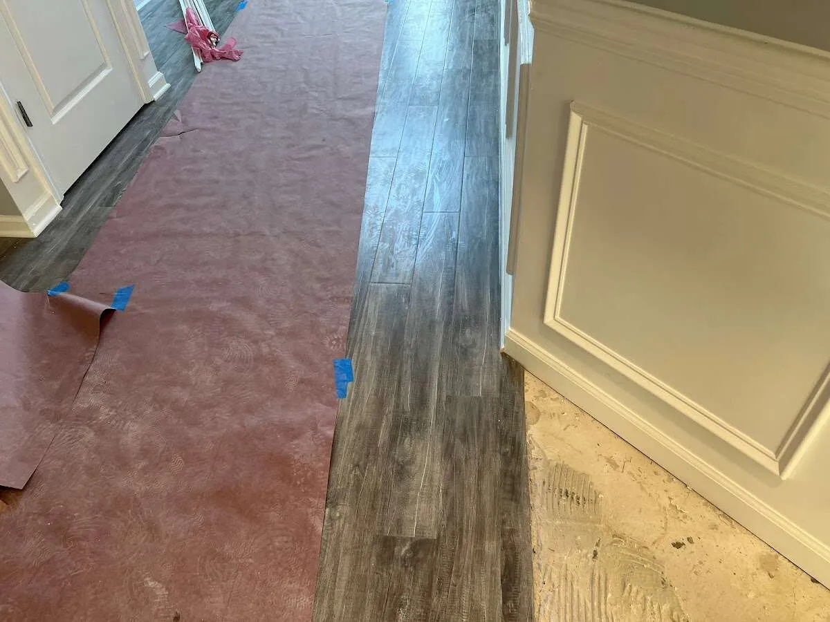 Completed marble shower restoration in Mill Creek East